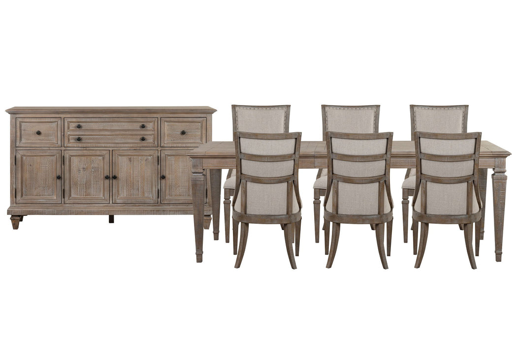 Lancaster - 8 Piece Extendable Rectangular Dining Table Set