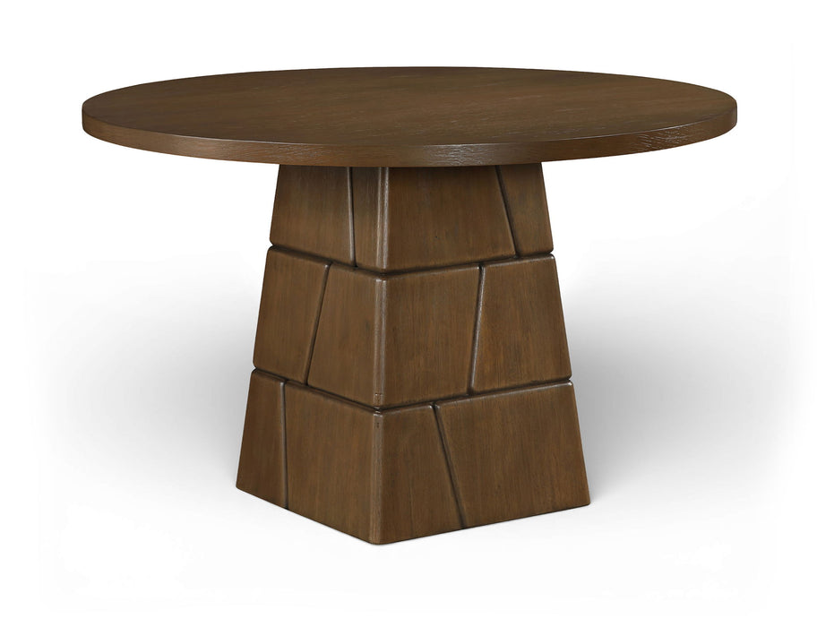 Tavio - 48" Oak Veneer And Solid Wood Dining Table