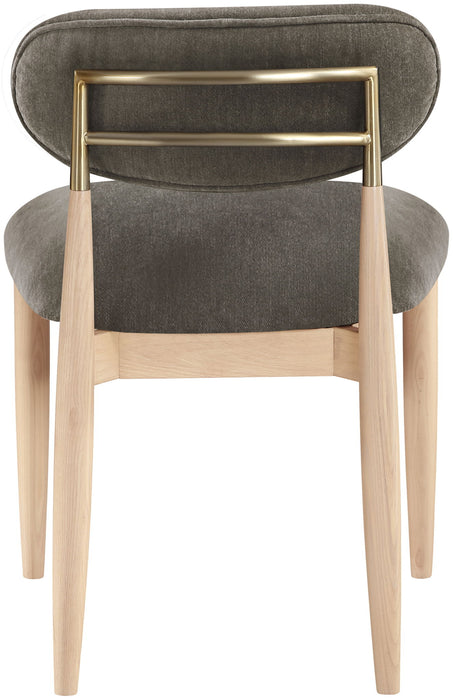 Riccio - Fabric Dining Side Chair (Set of 2) - Natural Frame