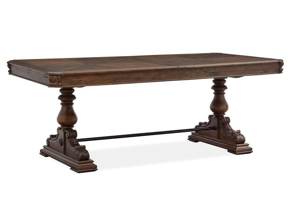 Durango - Extendable Trestle Dining Table Set