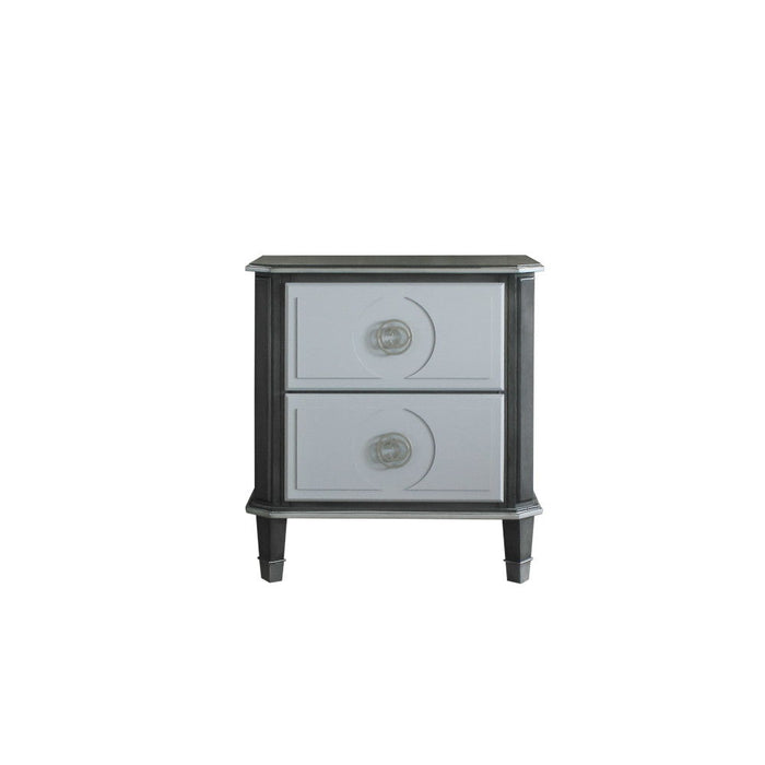 House Beatrice - Nightstand - Charcoal & Light Gray