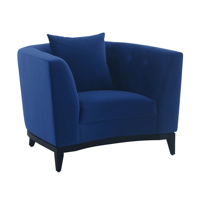 Melange - Velvet Upholstered Accent Chair