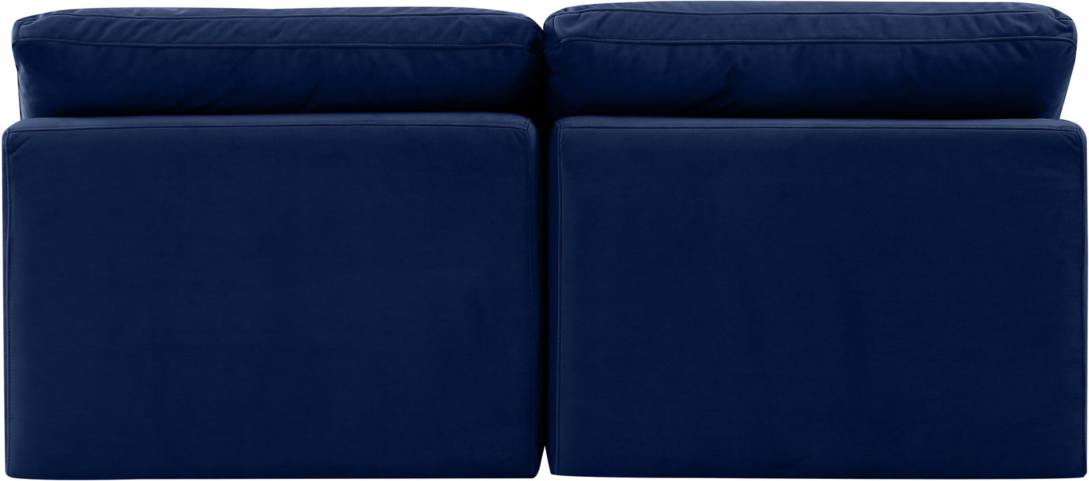 Indulge - Velvet 2 Seat Modular Armless Sofa