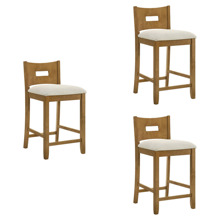 Ren - 26" Counter Height Rubberwood Barstool