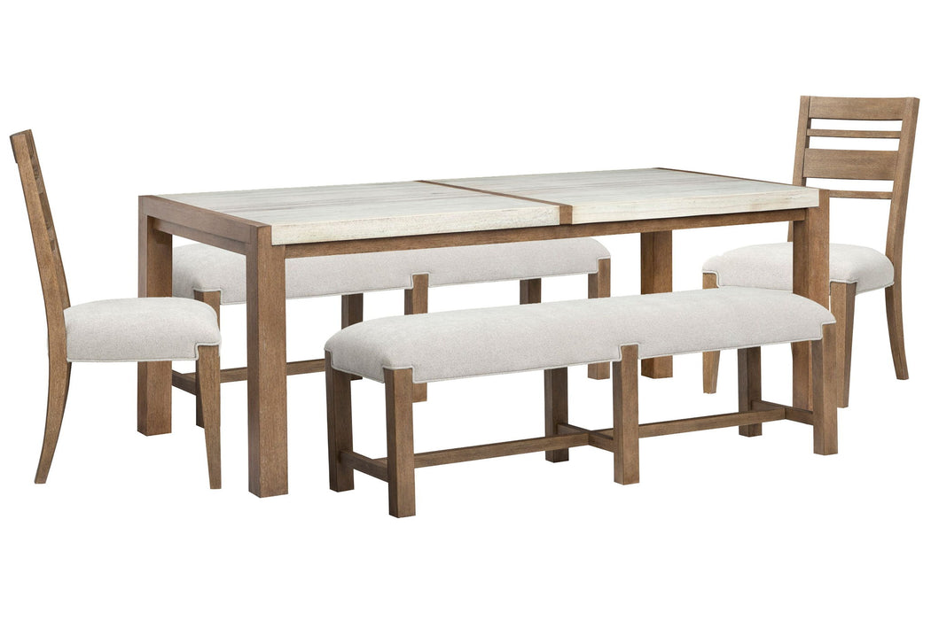 Plum Creek - 5 Piece Rectangular Dining Table Set
