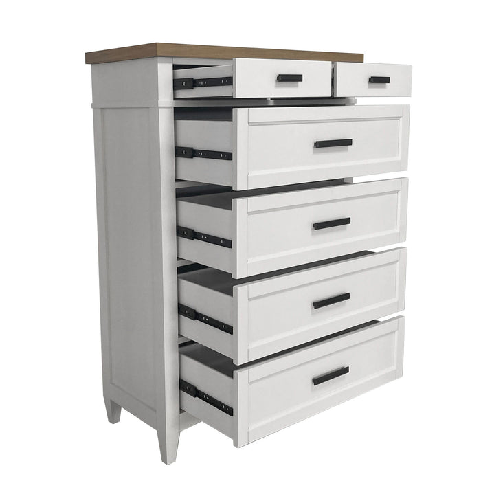 Americana Modern Bedroom - 6 Drawer Chest - Cotton