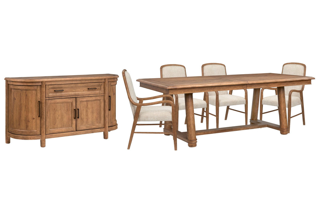 Woodward - Trestle Extendable Dining Table Set