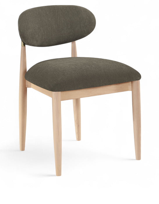 Riccio - Fabric Dining Side Chair (Set of 2) - Natural Frame