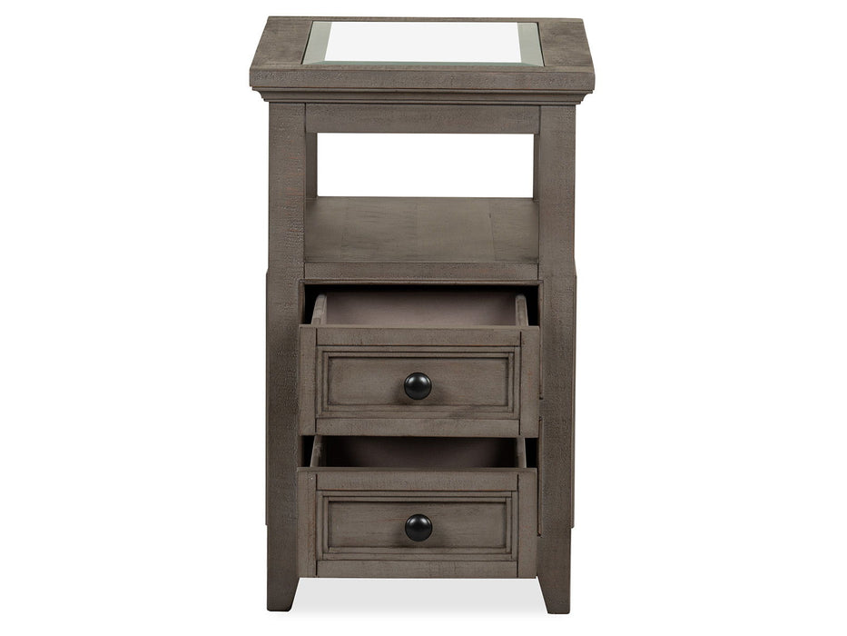 Paxton Place - Chairside End Table - Dovetail Gray