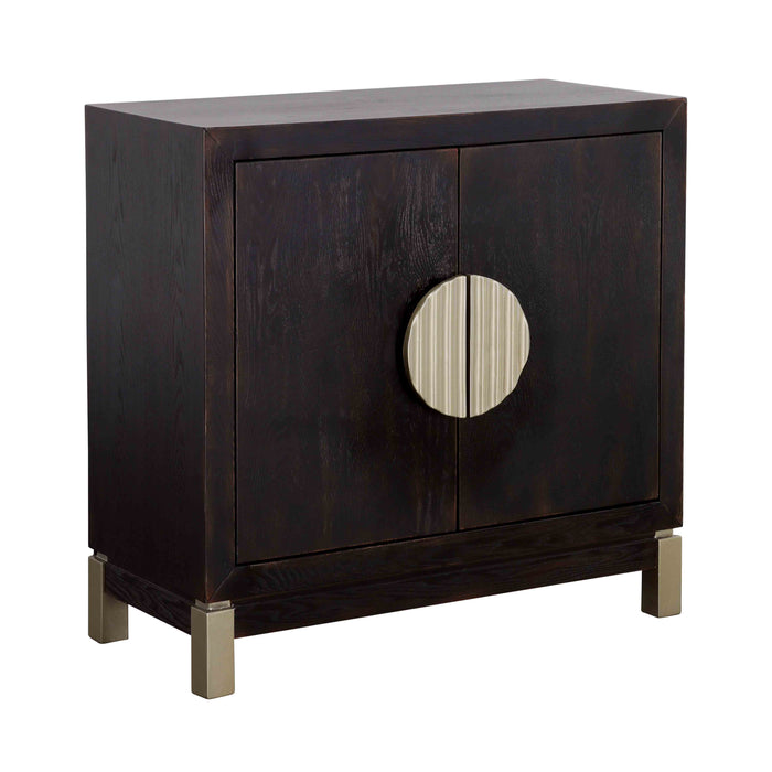 Medici - Two Door Cabinet - Black / Gold