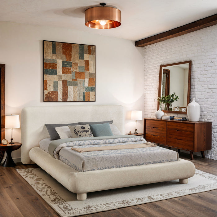 Blair - Chenille Upholstered Bed