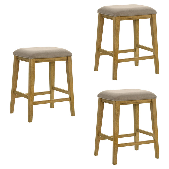 Jane - Contemporary Transitional Wood Counter Height Kitchen Bar Stool