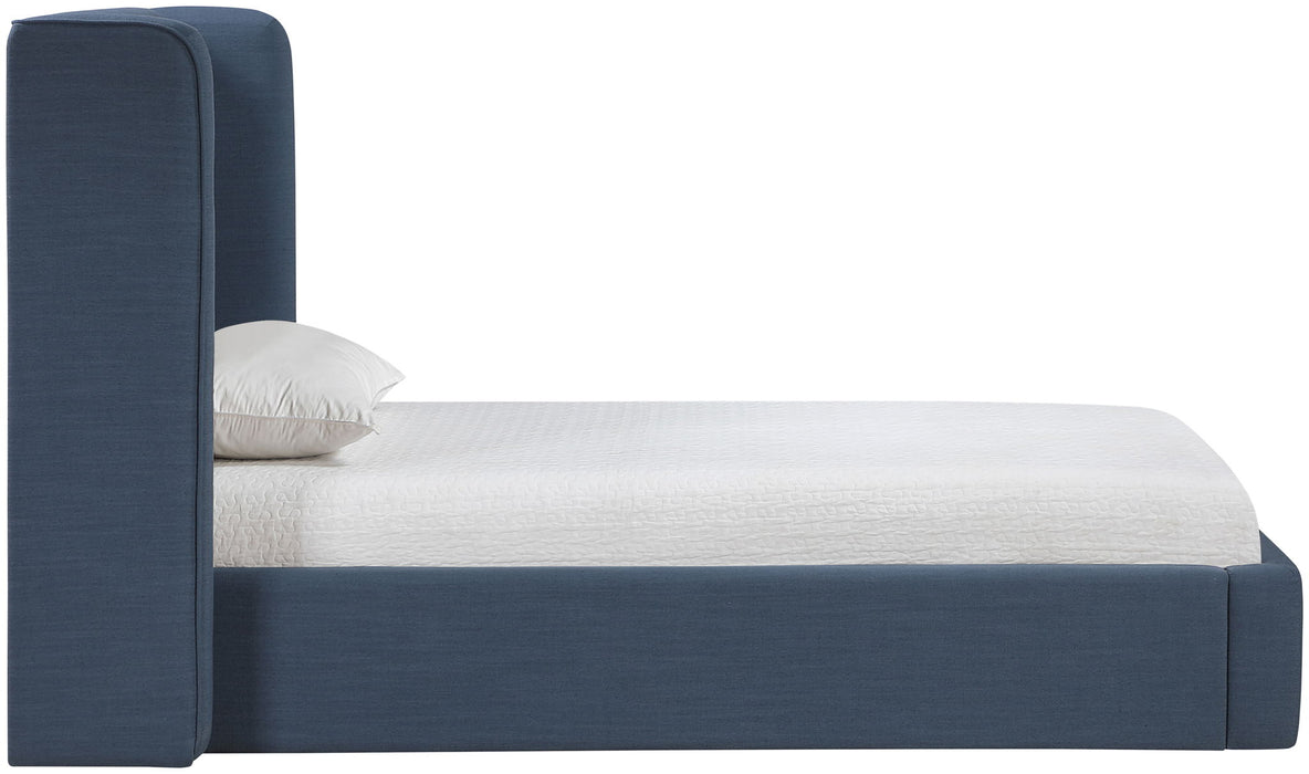 Kendall - Linen Textured Fabric Upholstered Bed