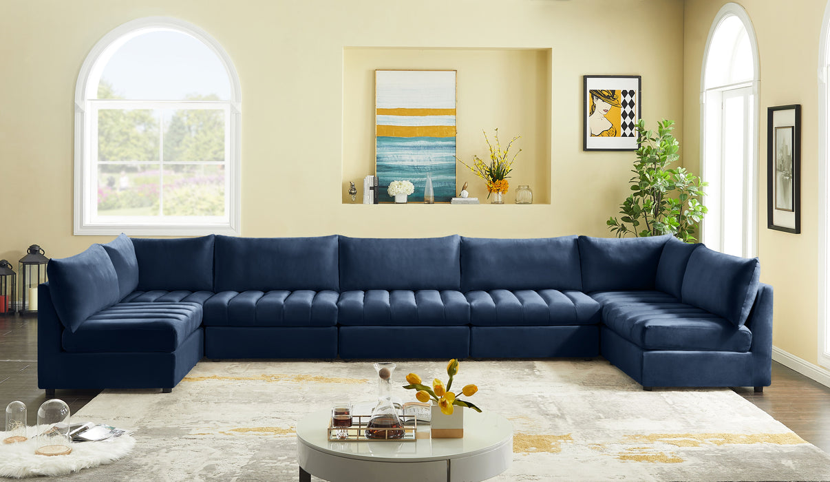 Jacob - Modular Sectional 7 Piece - Navy