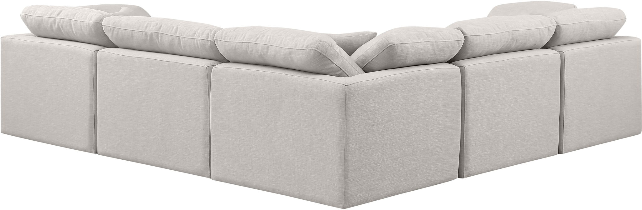 Indulge - Linen 5 Piece Modular Corner Sectional