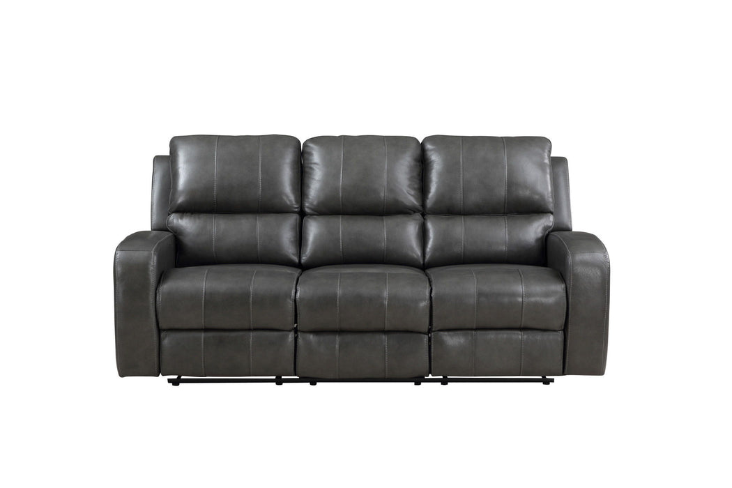 Linton - Leather Sofa With Power Footrest