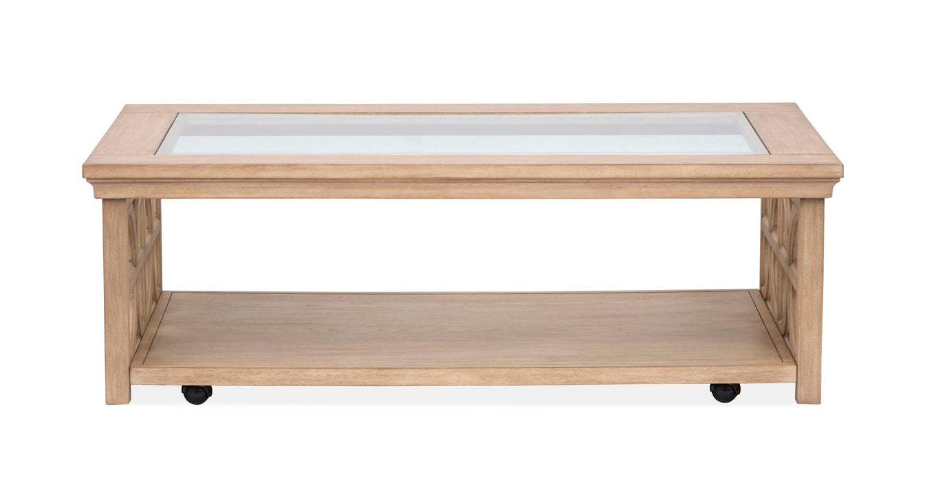 Coventry - Rectangular Shelf Cocktail Table Set