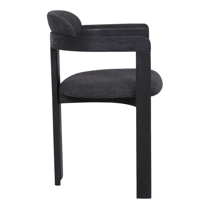 Jazmin - Contemporary Dining Chair (Set of 2) - Black / Charcoal