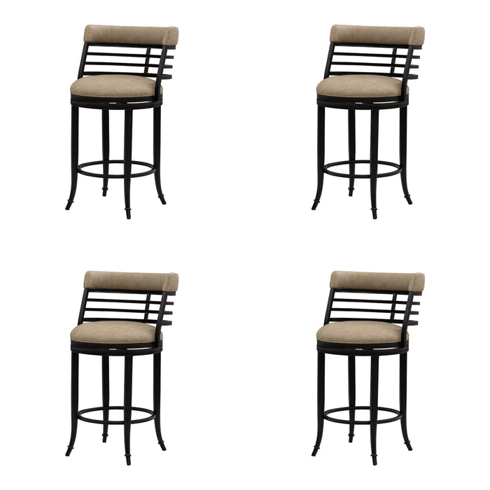 Telia - Upholstered Swivel Counter Height Barstool