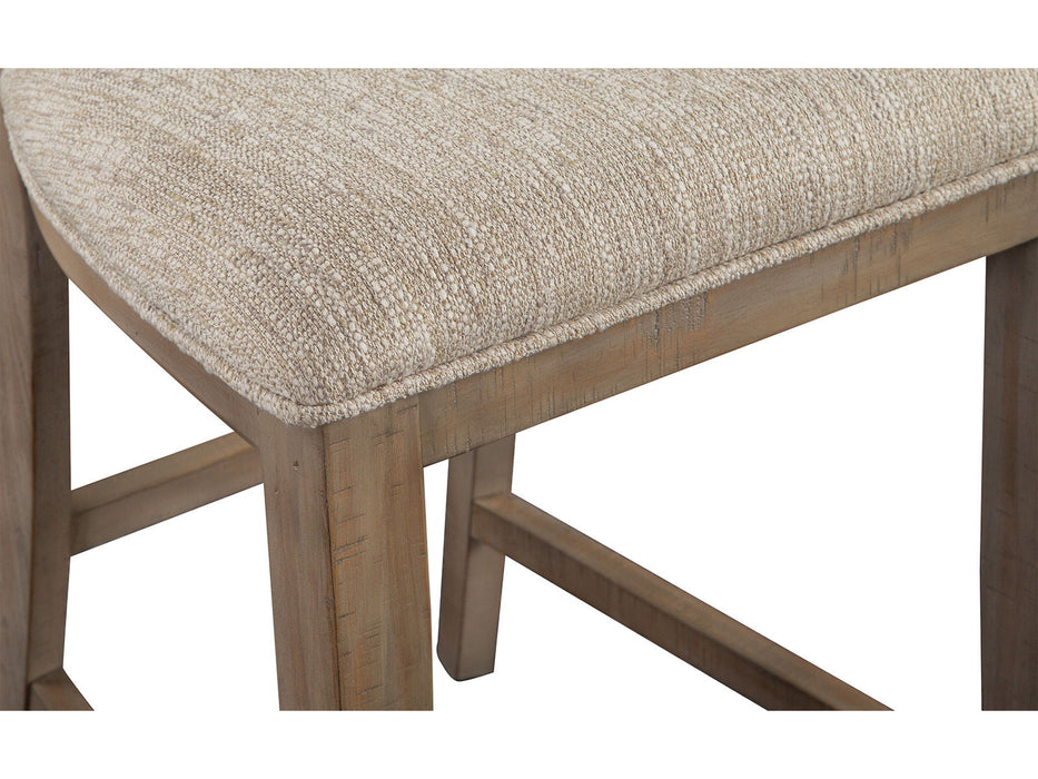 Paxton Place - Counter Chair With Upholstered Seat (Set of 2) - Dovetail Gray