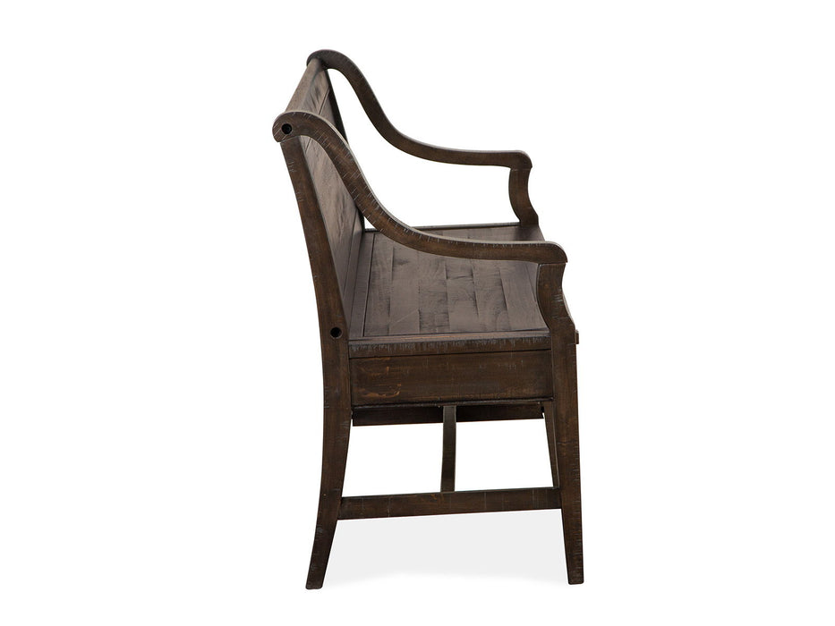 Westley Falls - Bench With Back - Graphite
