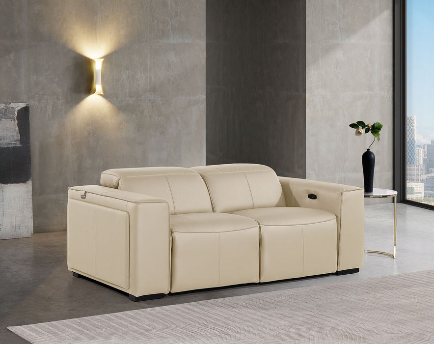 1224 - 2-Piece Modular Power Reclining Loveseat In With 2 Power Recliners & Power Headrests