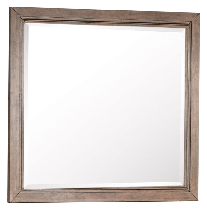 Selena - Landscape Mirror - Brown
