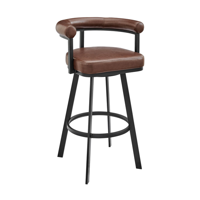 Magnolia - Swivel Stool - Black Metal