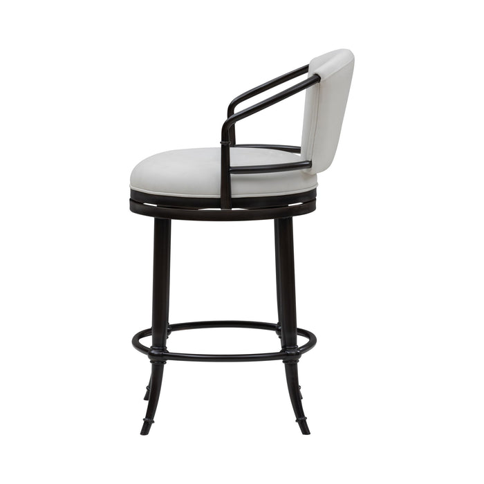 Otis - Upholstered Swivel Counter Height Barstool