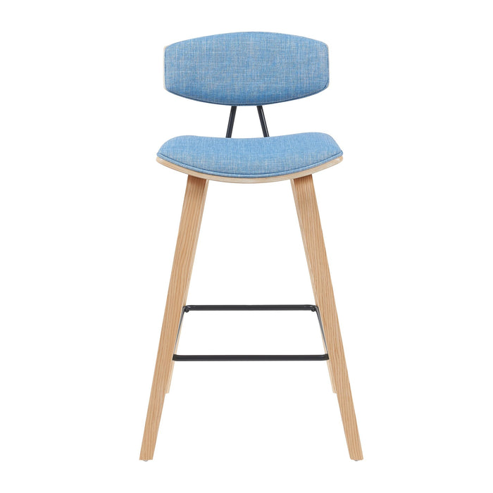 Fox - Swivel Bar Height Stool - Light Brown