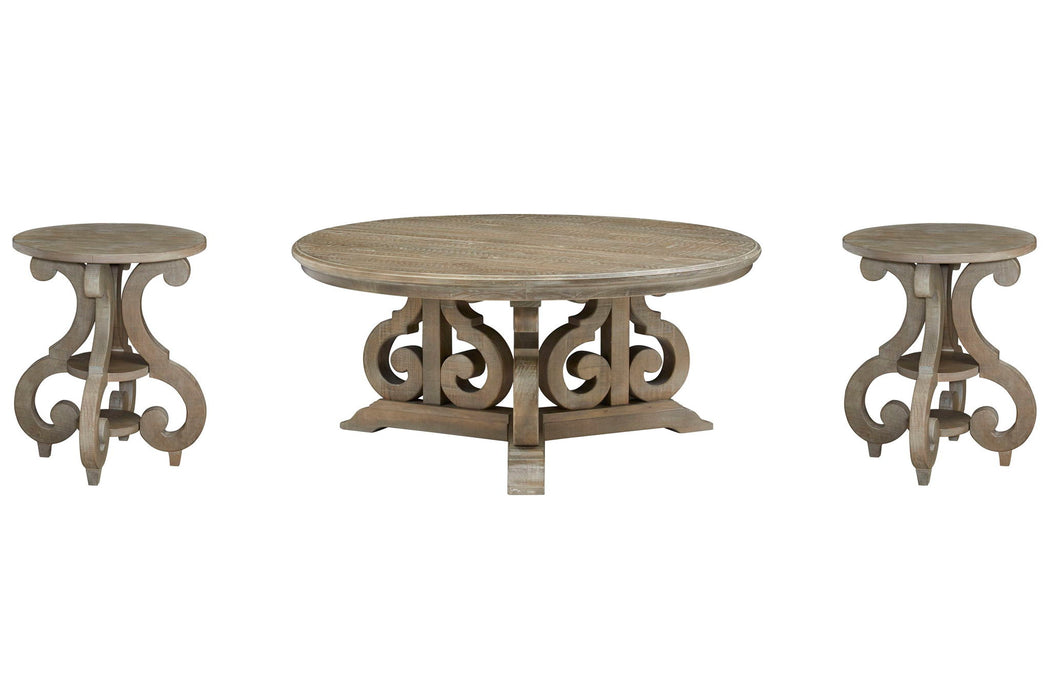 Tinley Park - Round Cocktail Table Set