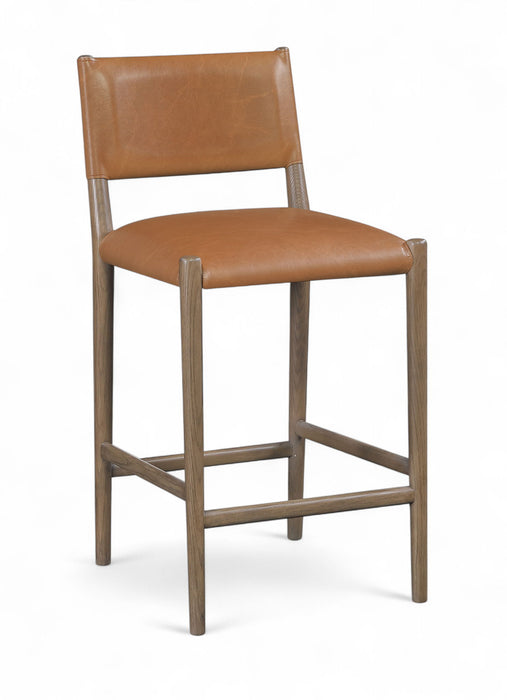 Andie - Upholstered Counter Stool - Brown Base