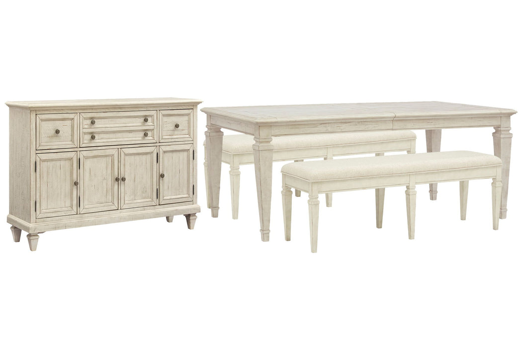Newport - 4 Piece Extendable Rectangular Dining Table Set