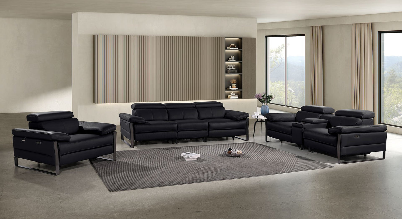 1246 - Modular Power Dual Reclining Sofa, Console Loveseat, And Chair Set With Power Headrests