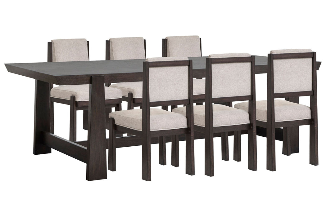 Tauren - Trestle Dining Table Set