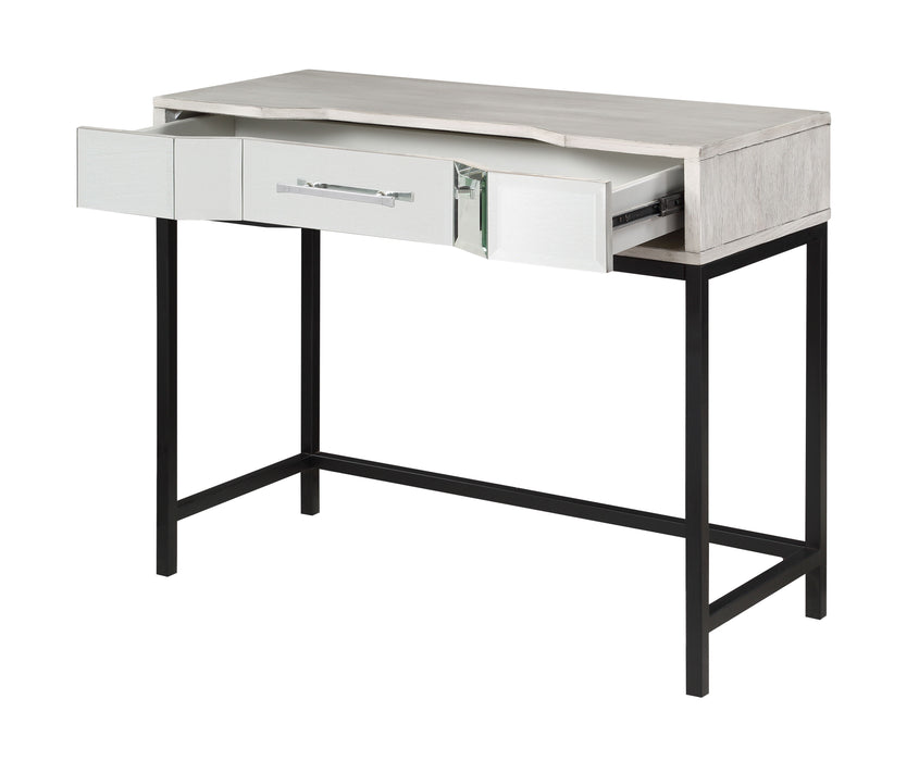 Gabby - One Drawer Console - White / Black