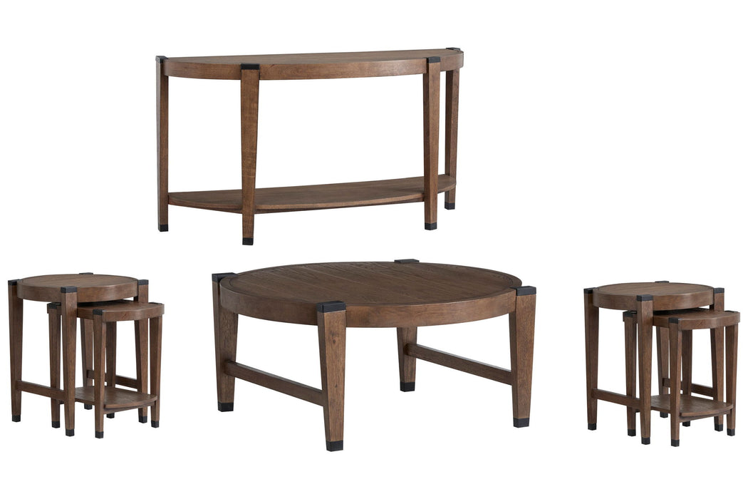Kaysen - Round Cocktail Table Set