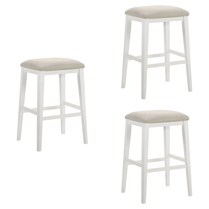 Jane - Contemporary Transitional Wood Bar Height Kitchen Bar Stool