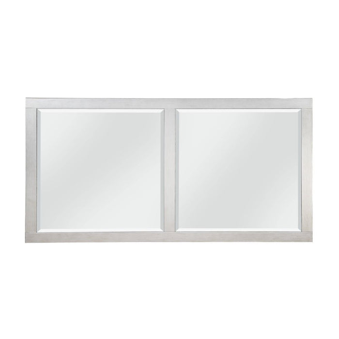 Varian - Dining Table 78"L) - Mirrored & Antique Platinum