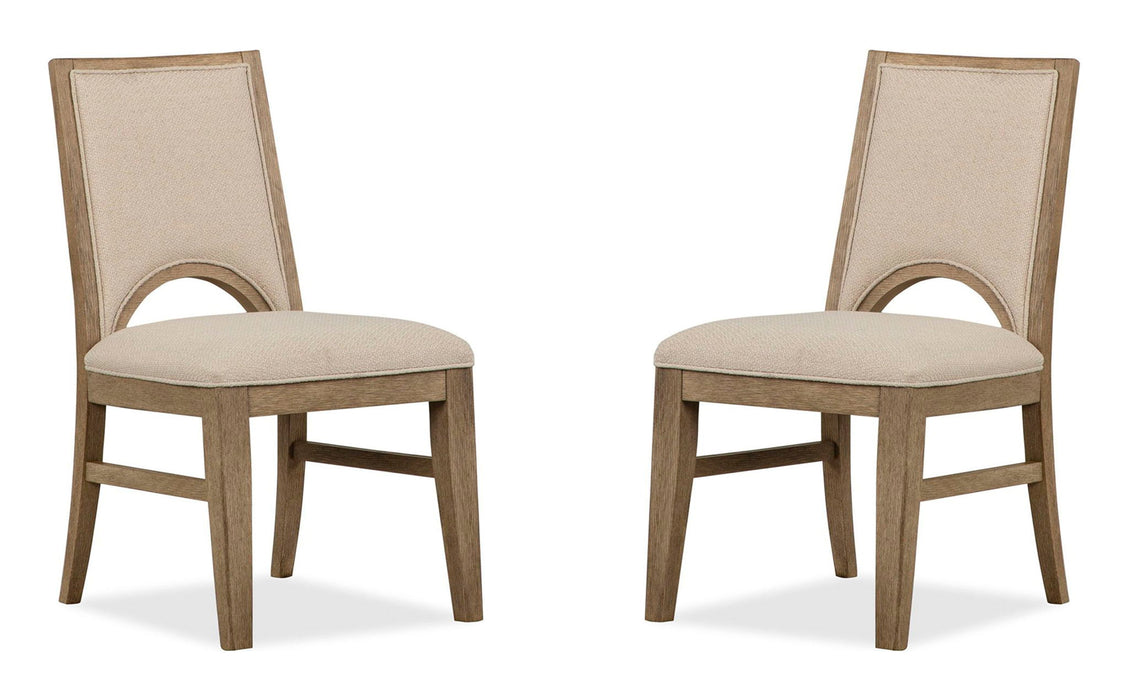 Tristan - Upholstered Side Chair (Set of 2) - Swiss Coffee