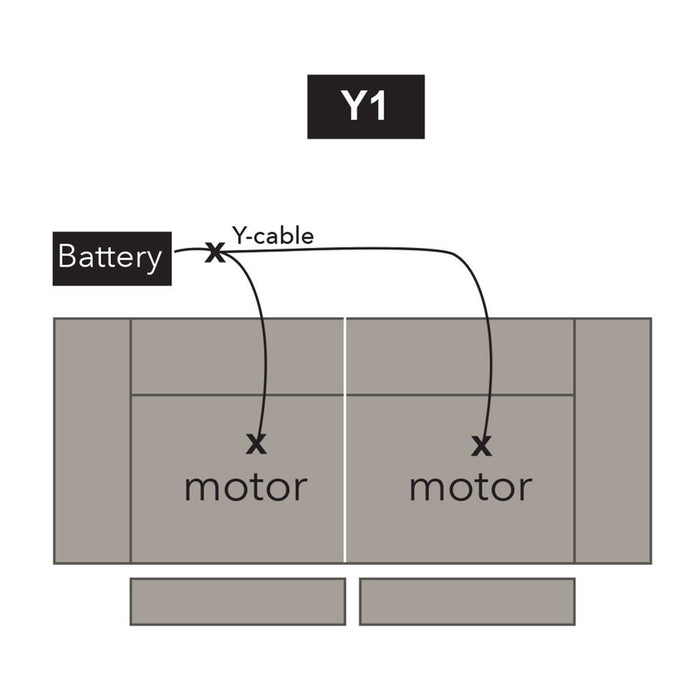 Freemotion - Y cable - Black