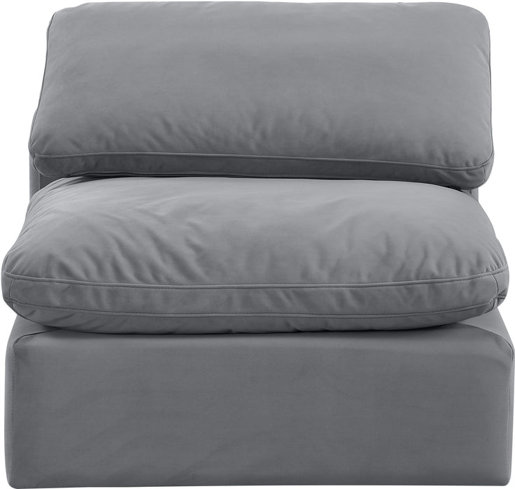 Indulge - Velvet Armless Chair