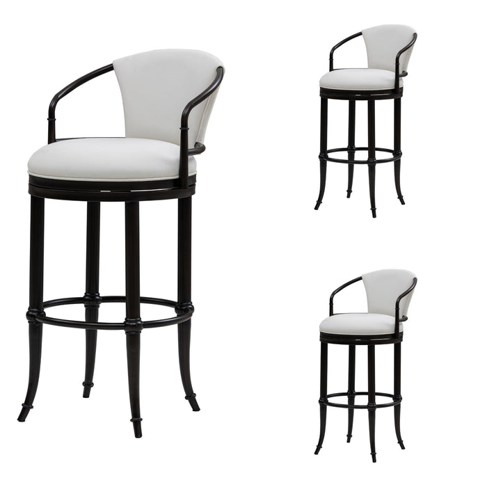 Otis - Upholstered Swivel Bar Height Barstool