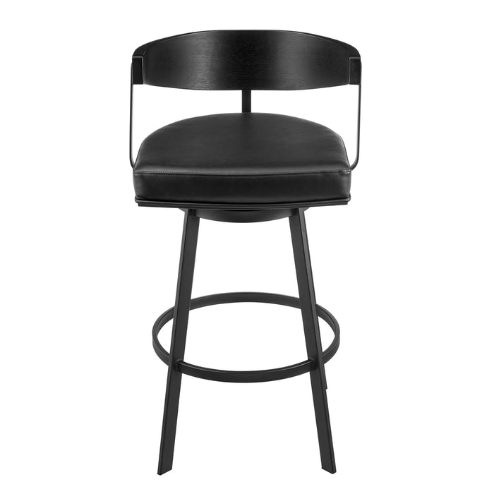 Lacey - Swivel Bar Stool - Black