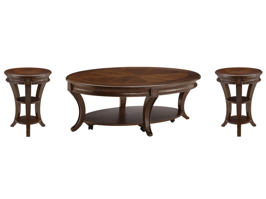 Winslet - Round Caster Cocktail Table Set