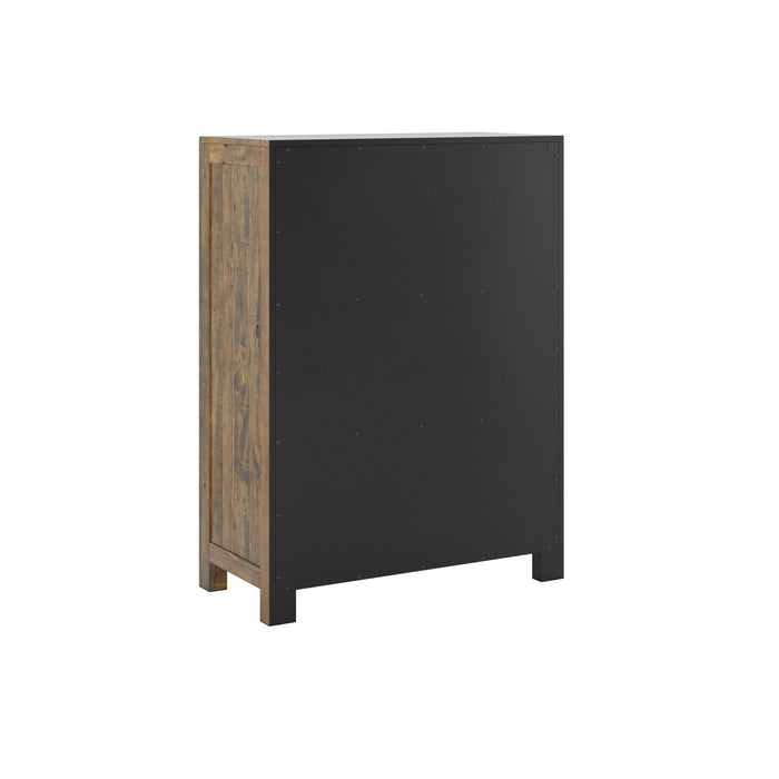 Pine Valley - 5 Drawer Chest - Caramel Brown