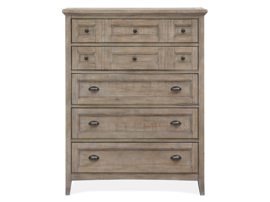Paxton Place - Wood Drawer Chest - Dove Tail Gray