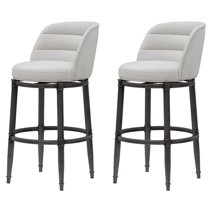 Eunice - Faux Leather Upholstered Swivel Barstool