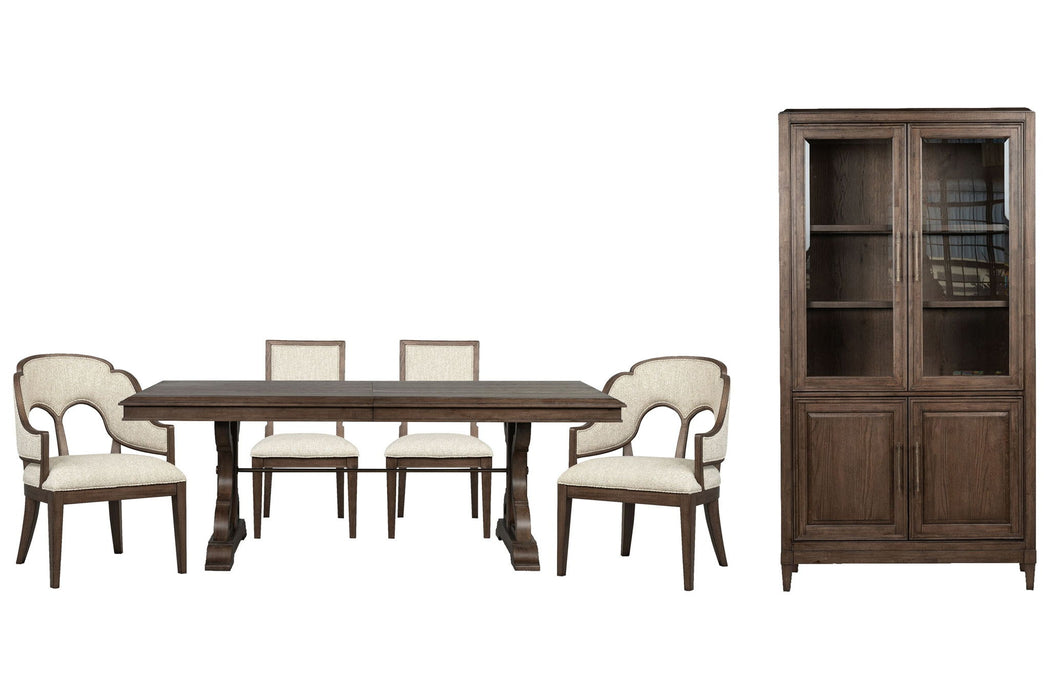 Jubilee - Extendable Trestle Dining Table Set
