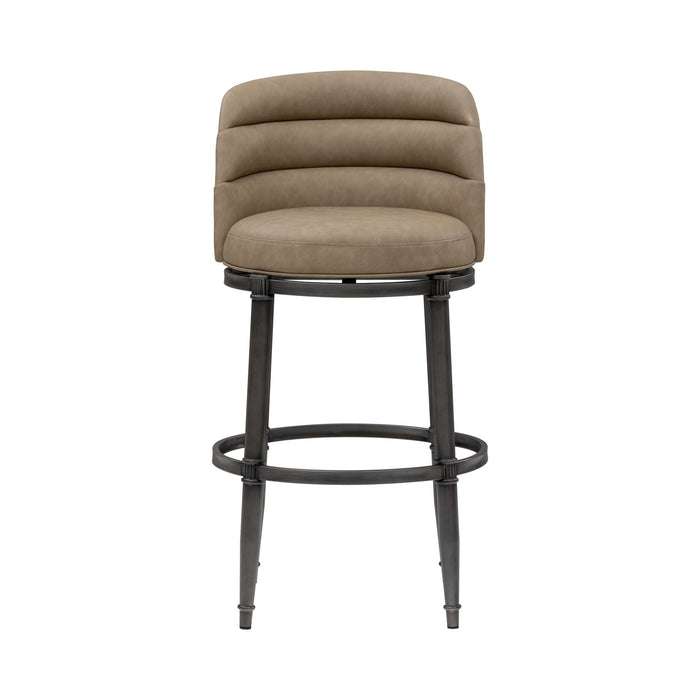 Eunice - Faux Leather Upholstered Swivel Barstool